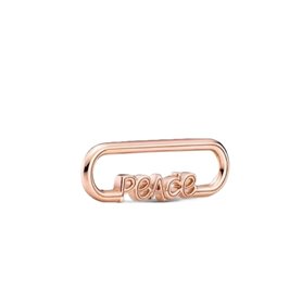 Perle de verre Femme Pandora STYLING PEACE WORD LINK