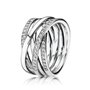 Bague Femme Pandora SPARKLING & POLISHED LINES - RING - SIZE 52