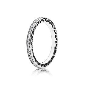 Bague Femme Pandora SPARKLE & HEARTS - RING - SIZE 50