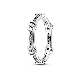 Bague Femme Pandora RADIANT SPARKLING HEARTS - RING - SIZE 50