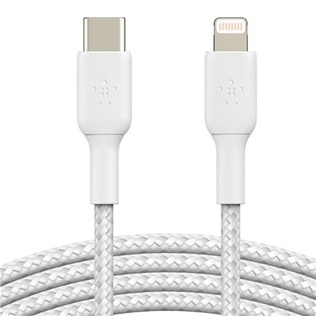 Belkin CAA004BT2MWH câble Lightning 2 m Blanc