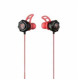 Casques avec Microphone Tempest Battle Noir Rouge