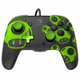 Commande PDP Rematch Gamepad 1Up Noir Vert Nintendo Switch