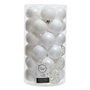 Boules de Noël Decoris Blanc Ø 6 cm (37 Pièces)