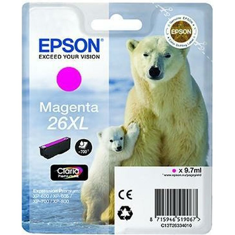 Epson Polar bear Cartouche 'Ours Polaire' - Encre Claria Premium M (XL)
