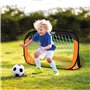 Cage à Foot Colorbaby 2 Unités Formation 120 x 80 x 80 cm