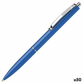 Crayon Schneider K15 Bleu Avec clip Rechargeable (50 Unités)