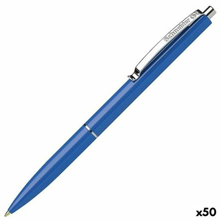 Crayon Schneider K15 Bleu Avec clip Rechargeable (50 Unités)