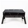 Barbecue Portable Aktive Rectangulaire Noir Acier 40 x 20 x 28 cm