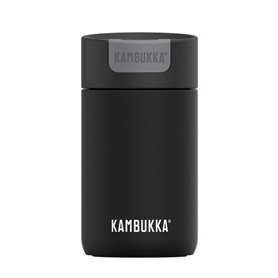 Thermos Kambukka Olympus Noir Silicone Acier inoxydable 300 ml