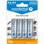 Piles Rechargeables EverActive EVHRL6-2000 AA LR6 1