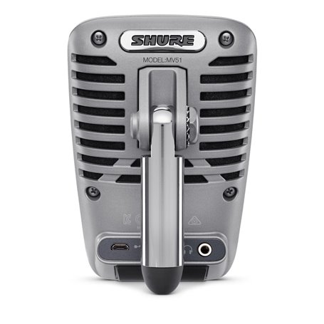 Microphone Shure MOTIVMV51 Gris