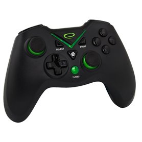 Contrôle des jeux Esperanza EGG112K Noir Vert Microsoft Xbox One PC PlayStation 3