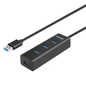 Hub USB 4 Ports Unitek Y-3089 Noir