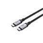 Câble USB C Unitek C14110GY-2M Noir 2 m