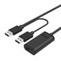 Câble USB Unitek Y-278 Noir 10 m