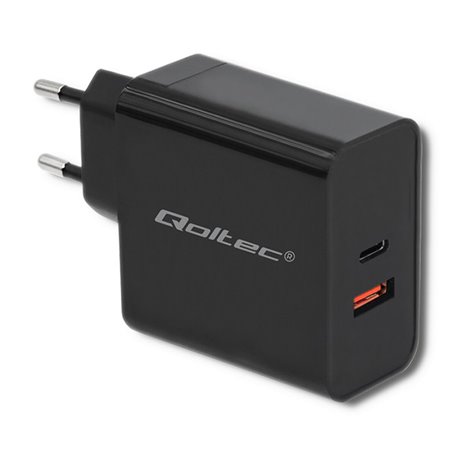 Chargeur mural Qoltec 51716 Noir (1 Unité)