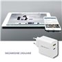 Chargeur mural Qoltec 51718 Blanc 45 W (1 Unité)