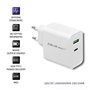 Chargeur mural Qoltec 51718 Blanc 45 W (1 Unité)