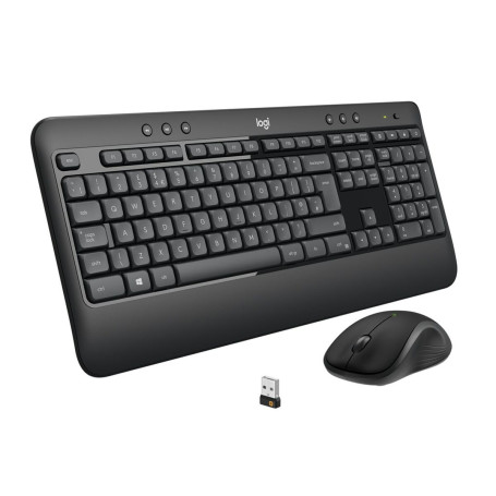 Logitech Advanced MK540 clavier Souris incluse USB QWERTY US International Noir