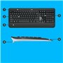 Logitech Advanced MK540 clavier Souris incluse USB QWERTY US International Noir, Blanc