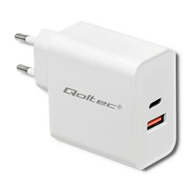 Chargeur mural Qoltec 51715 Blanc (1 Unité)