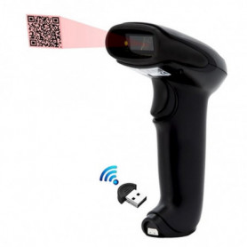 Lecteur de Codes Barres iggual L2DBT 300 scan/s LED Bluetooth Noir 86,99 €