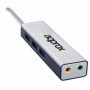 Carte Son Externe approx! APPUSB51HUB USB 3.0 3.5 mm Gris 30,99 €