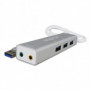 Carte Son Externe approx! APPUSB51HUB USB 3.0 3.5 mm Gris 30,99 €