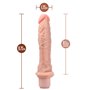 Gode réaliste Blush Dr Skin Silicone ABS Ø 4,9 cm