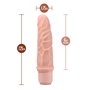 Gode réaliste Blush Dr Skin Silicone ABS Ø 4,3 cm