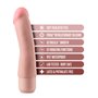 Gode réaliste Blush Dr Skin Silicone ABS Ø 4 cm