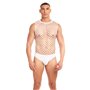 Ensemble de Lingerie Rainbow Party Blanc L/XL