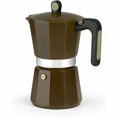 Cafetière Italienne Monix M671009 Marron Aluminium 490 ml