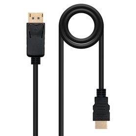 Nanocable 10.15.4310 câble vidéo et adaptateur 10 m DisplayPort HDMI Noir