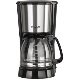 Cafetiere électrique - BRANDT - CAF815X - 15 tasses - 800 W - Noir