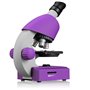 Microscope 40x-640x - BRESSER JUNIOR - Éclairage LED - kit d'expérimentation - violet