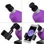 Microscope 40x-640x - BRESSER JUNIOR - Éclairage LED - kit d'expérimentation - violet