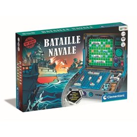 CLEMENTONI - Bataille Navale - Jetons magnétiques et navires en 3D - Jeu de logique - 2 personnes