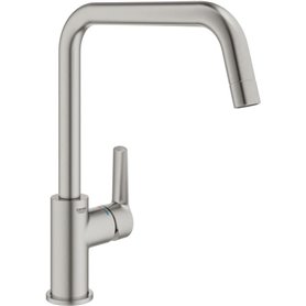 Mitigeur monocommande Evier - GROHE - Supersteel - Pivotant - Hauteur 310mm