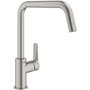 Mitigeur monocommande Evier - GROHE - Supersteel - Pivotant - Hauteur 310mm