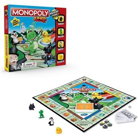 Hasbro Gaming Monopoly Junior - Jeu De Societe Pour Enfants - Jeu De Plateau