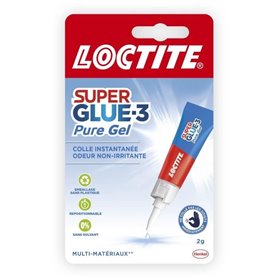 Colle cyanocrylate - LOCTITE - SUPERGLUE-3P - Pure Gel - Tube 2g