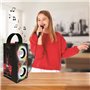 Enceinte Tendance Bluetooth portable avec micro et effets lumineux The Voice