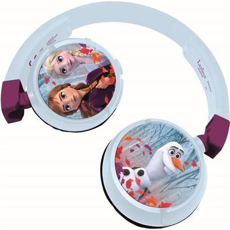 Casque audio enfant - LA REINE DES NEIGES 2 - Bluetooth - Limitation de son - LEXIBOOK