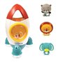 Jeu de bain fusée avec 3 animaux souples - LEXIBOOK - pour enfants de 18 mois et plus - jets d'eau tournants