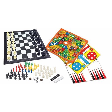 Jeux de société magnétiques  coffret 8 jeux en 1