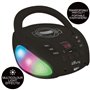 Lecteur CD Bluetooth LEXIBOOK iParty avec Effets Lumineux et USB - Pour Enfant - Noir