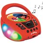 Lecteur CD Bluetooth lumineux Miraculous - LEXIBOOK - MIRACULOUS - CD/CD-R/CD-RW - Bluetooth 5.0 - Enfant