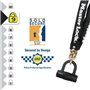 Master Lock Chaîne avec serrure Mini U Acier 90 cm x 10 mm 8234EURDPRO